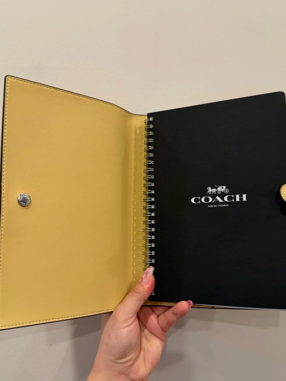 💐💛COACH~Notebook With Floral Print